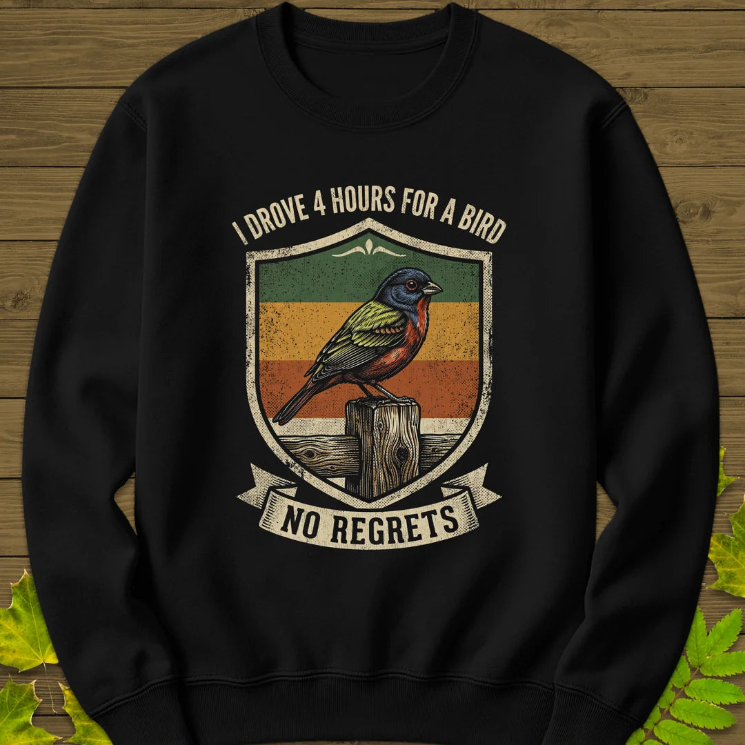 No Regrets Sweatshirt in Black