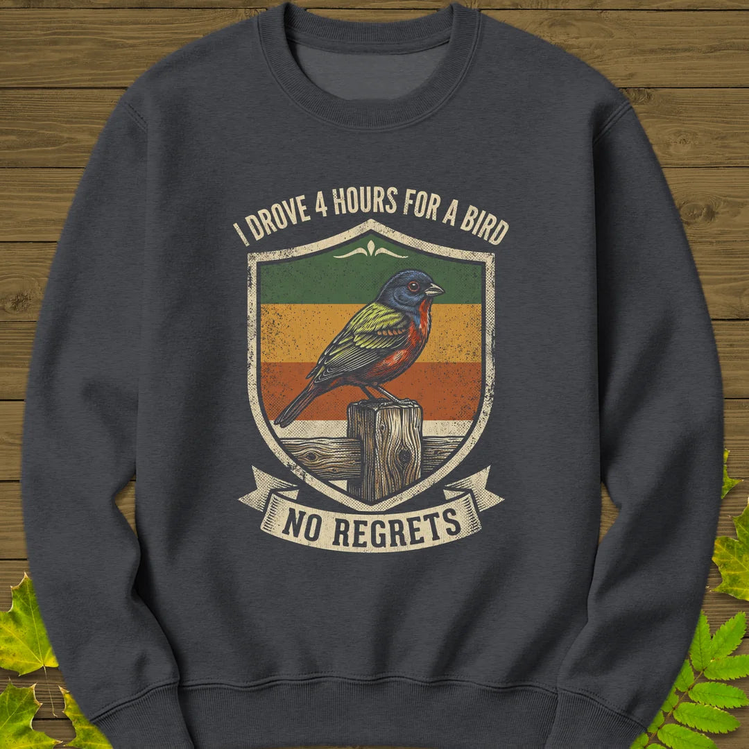 No Regrets Sweatshirt in Dark Heather