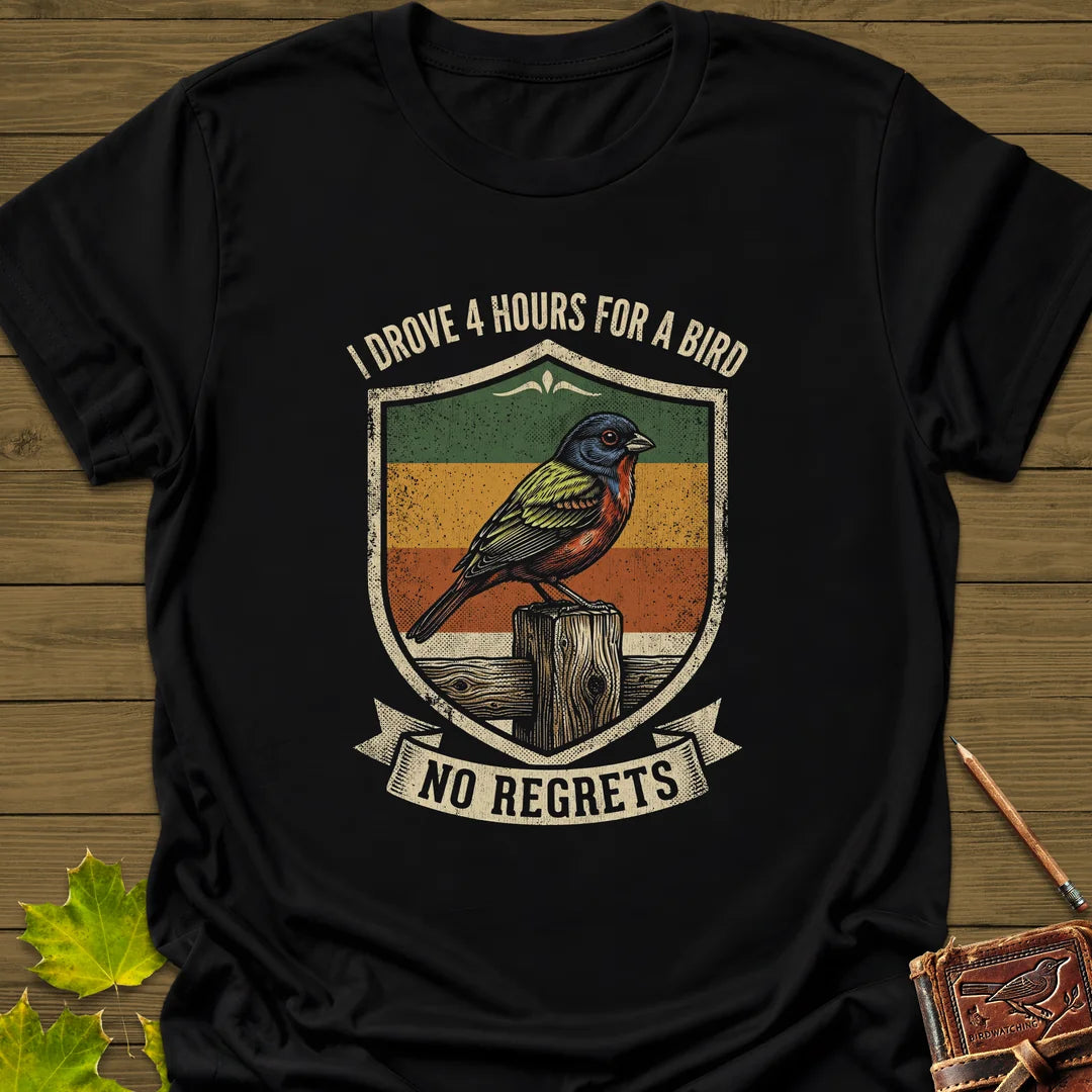 No Regrets T-Shirt in Black