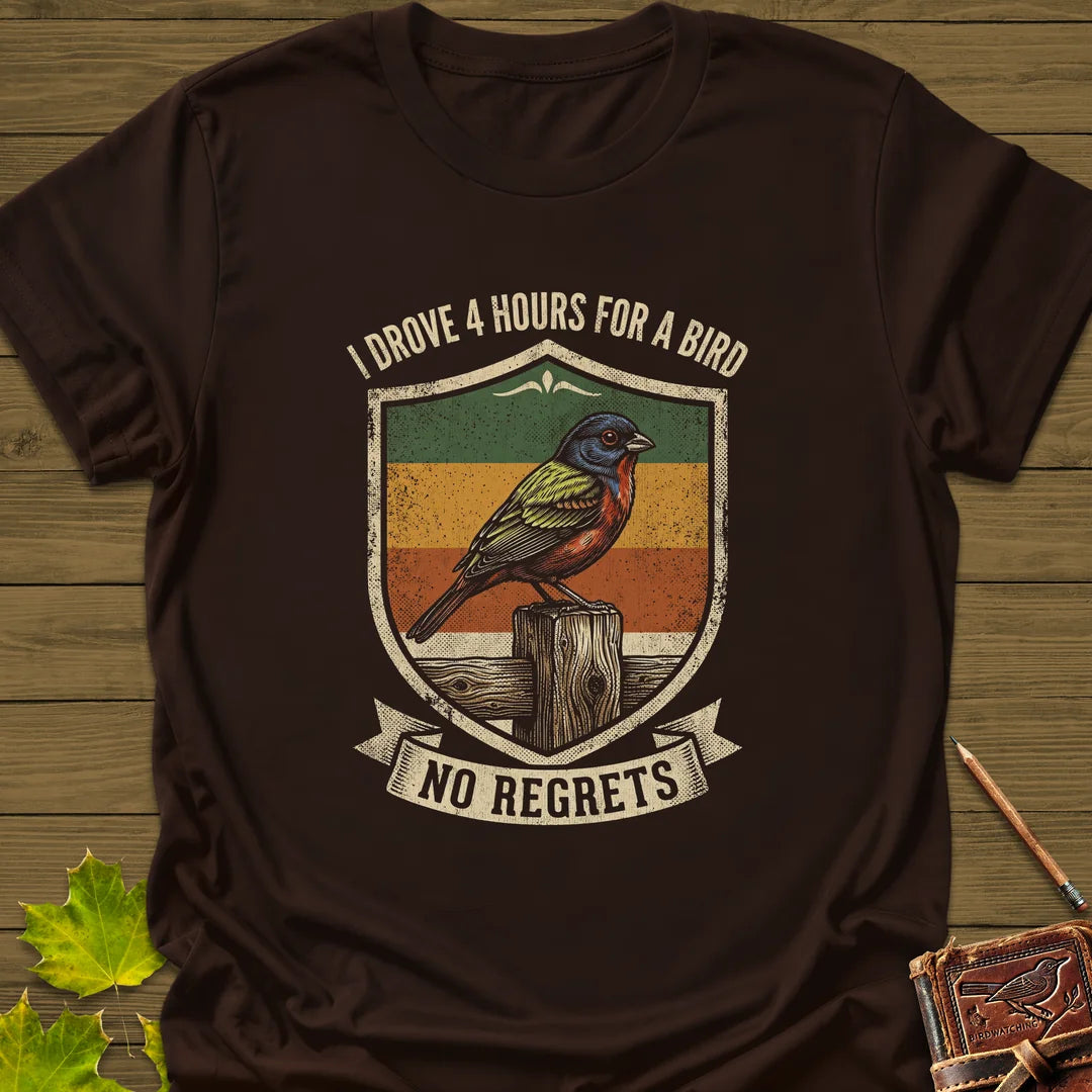No Regrets T-Shirt in Dark Chocolate