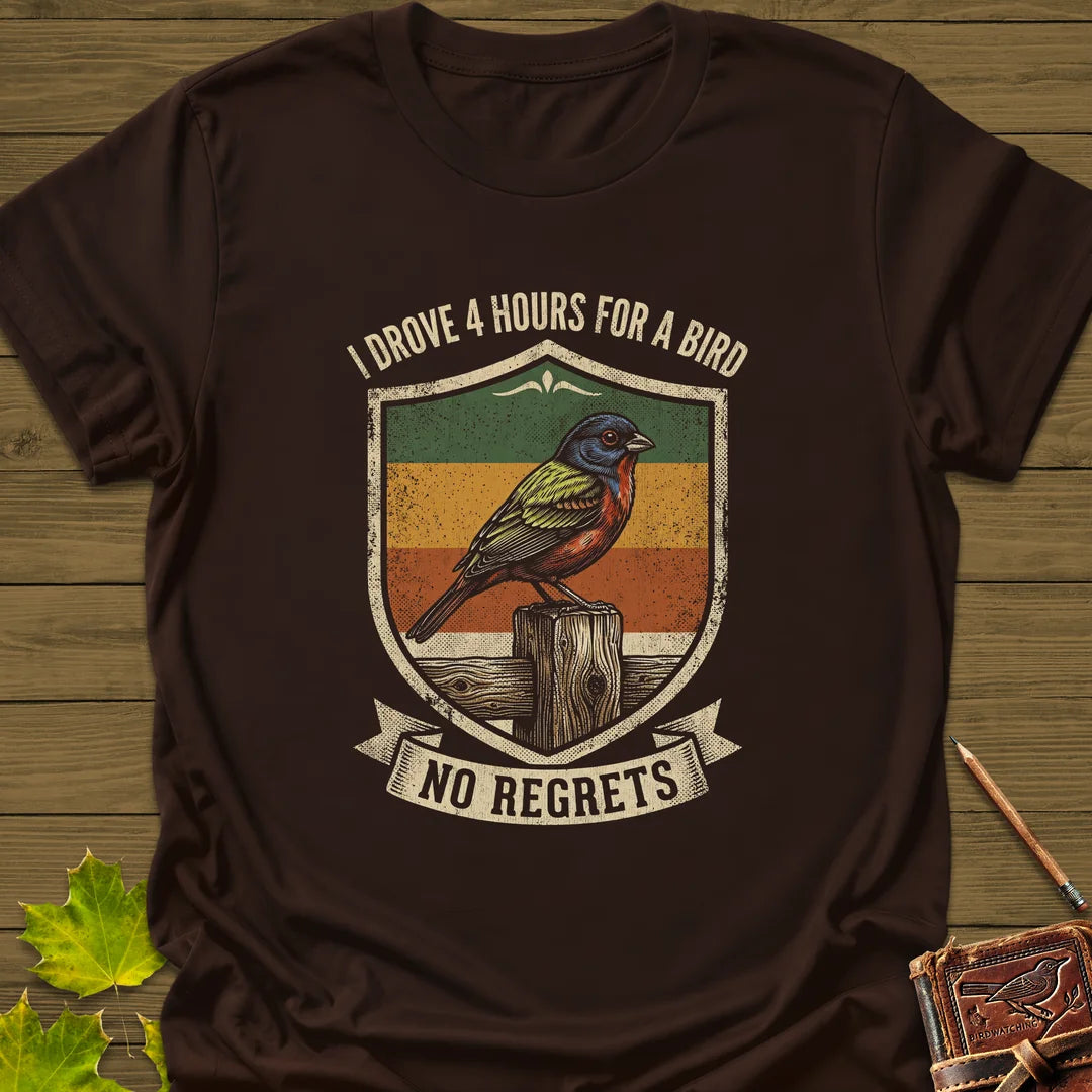 No Regrets T-Shirt in Dark Chocolate