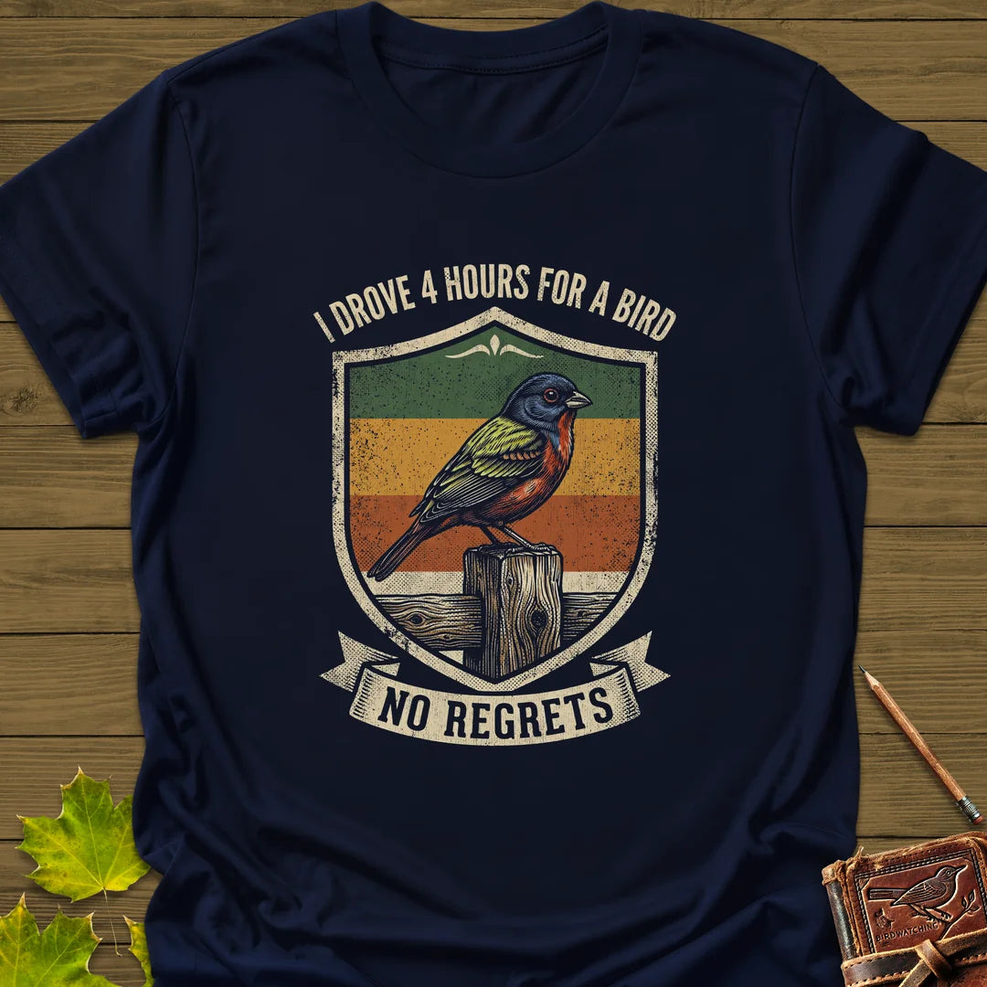 No Regrets T-Shirt in Navy