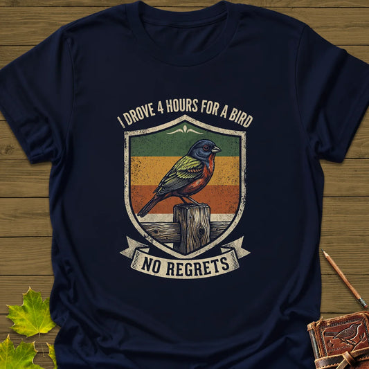 No Regrets T-Shirt in Navy