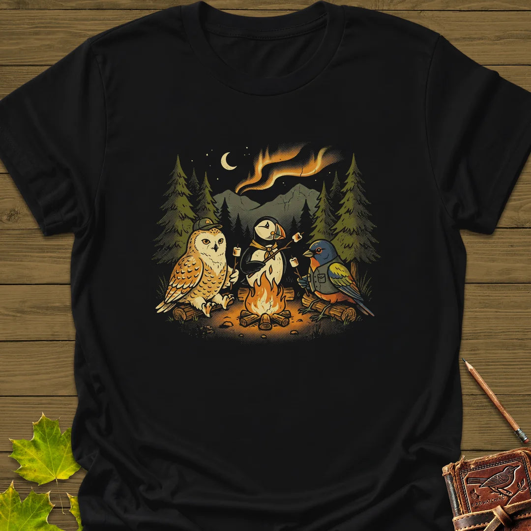 Life List Camping T-Shirt in Black