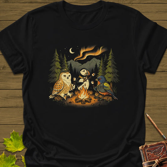Life List Camping T-Shirt in Black