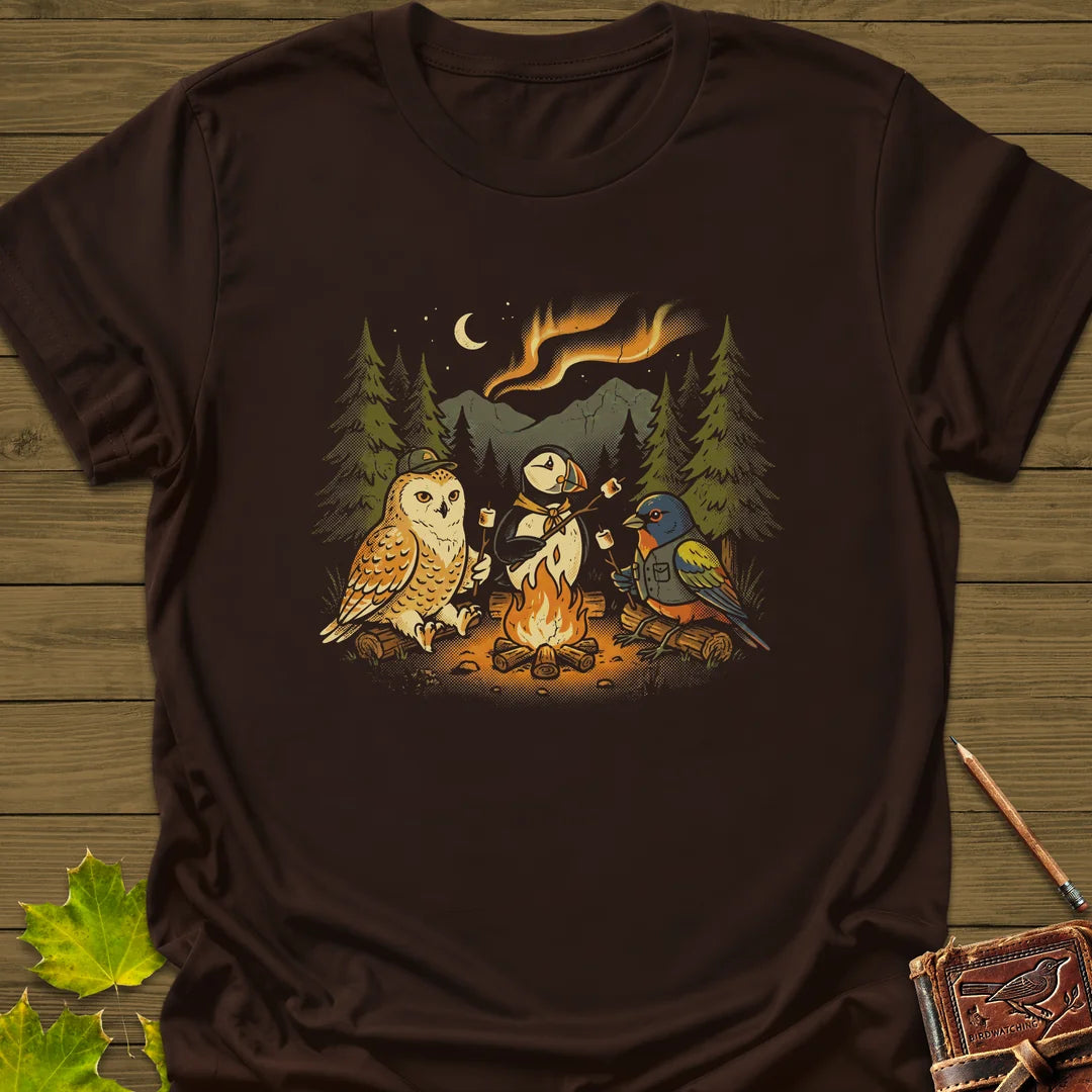 Life List Camping T-Shirt in Dark Chocolate