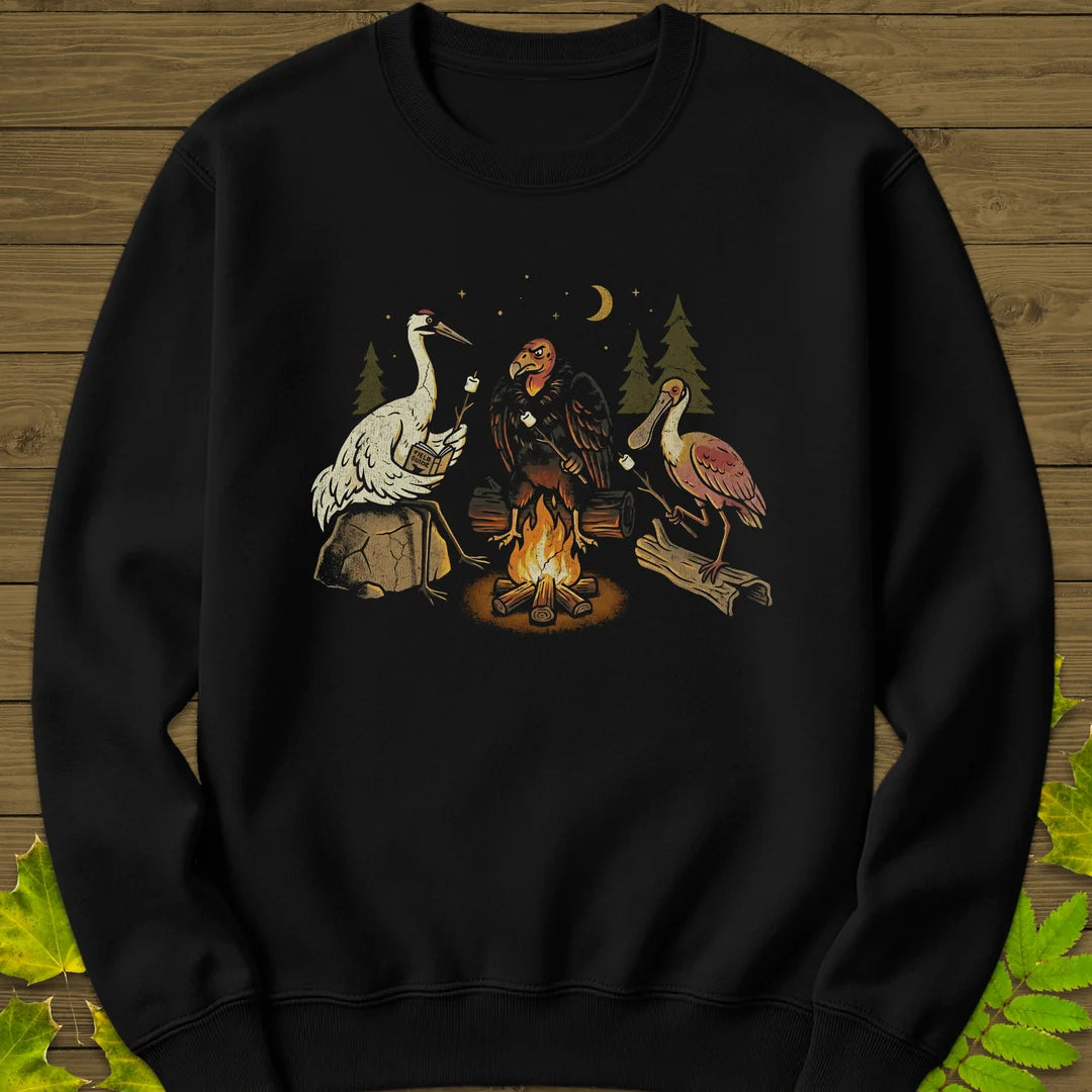 Campfire Stories Sweatshirt in Black