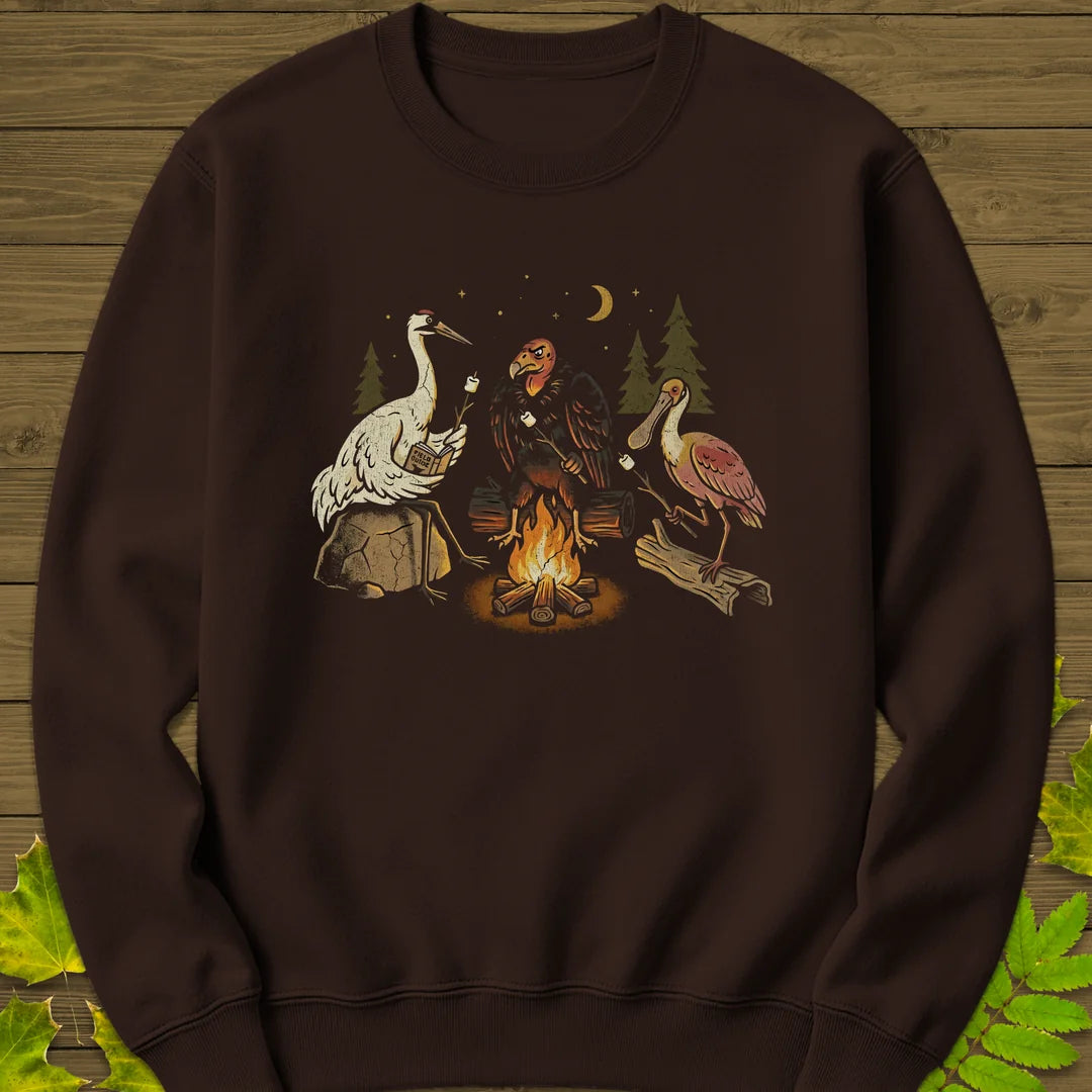Campfire Stories Sweatshirt in Dark Chocolate