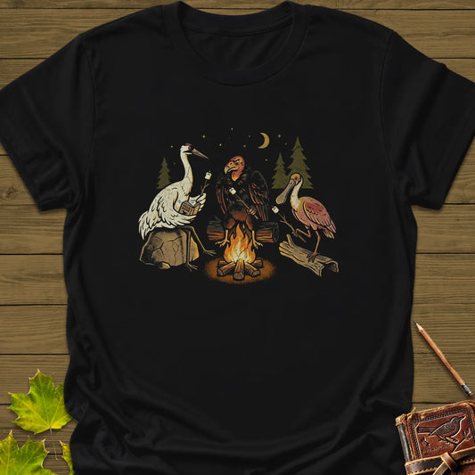Campfire Stories T-Shirt in Black