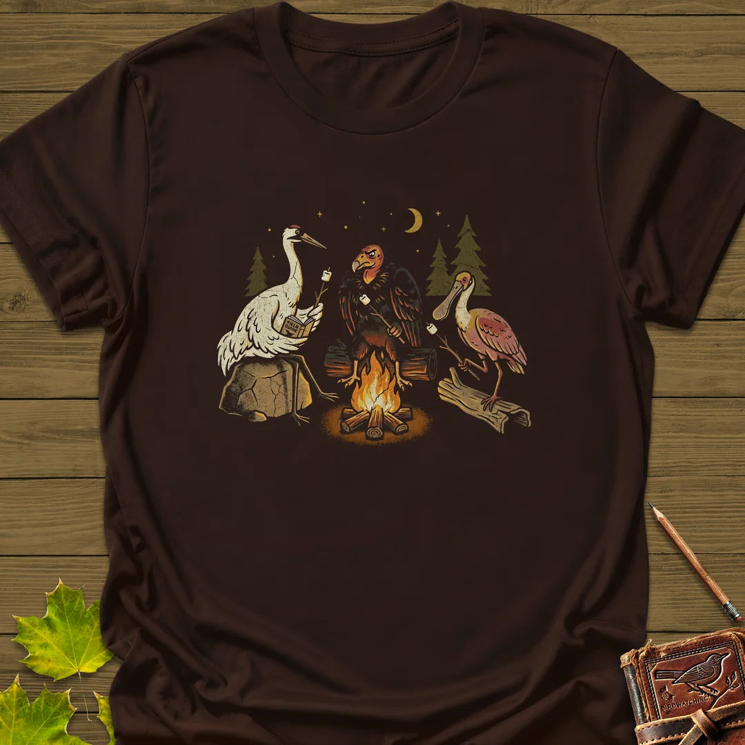 Campfire Stories T-Shirt in Dark Chocolate