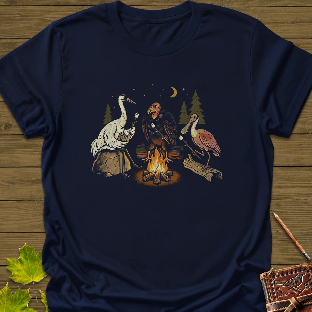 Campfire Stories T-Shirt in Navy
