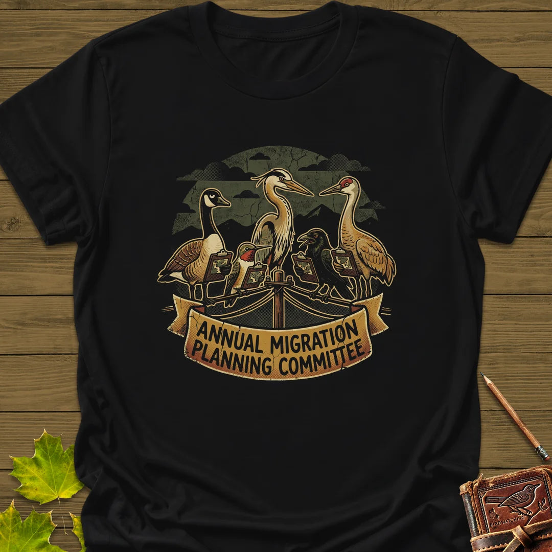 Migration Committee T-Shirt in Black