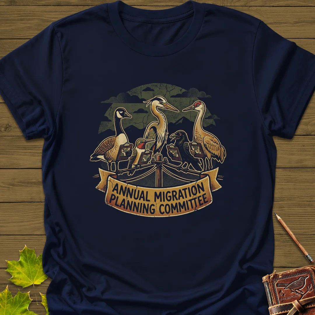 Migration Committee T-Shirt in Navy