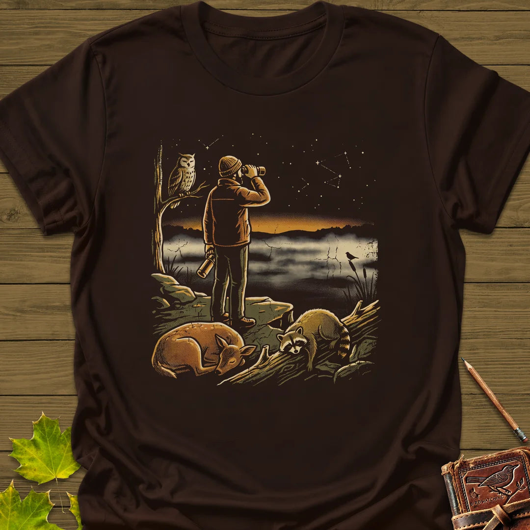 Dawn Birding T-Shirt in Dark Chocolate