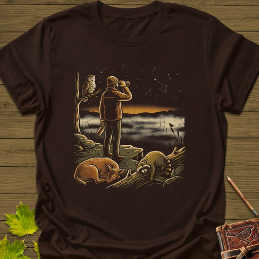 Dawn Birding T-Shirt in Dark Chocolate