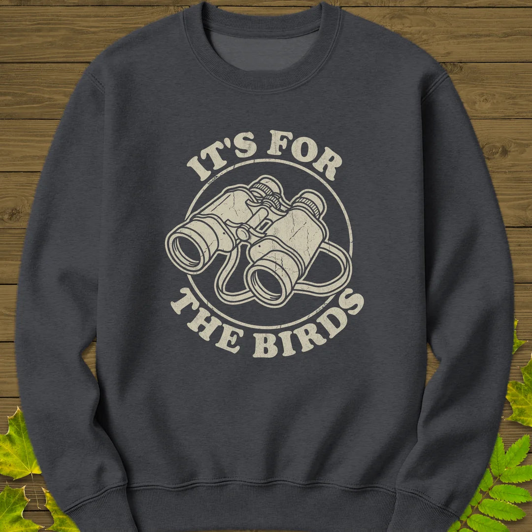 For The Birds Sweatshirt in Dark Heather