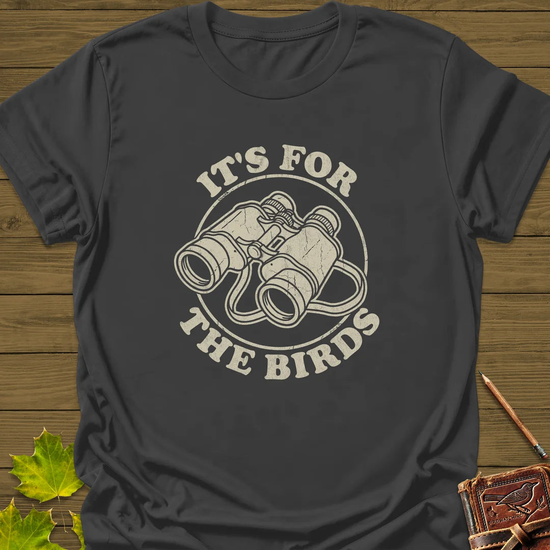 For The Birds T-Shirt in Charcoal