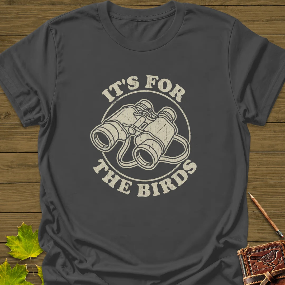 For The Birds T-Shirt in Charcoal