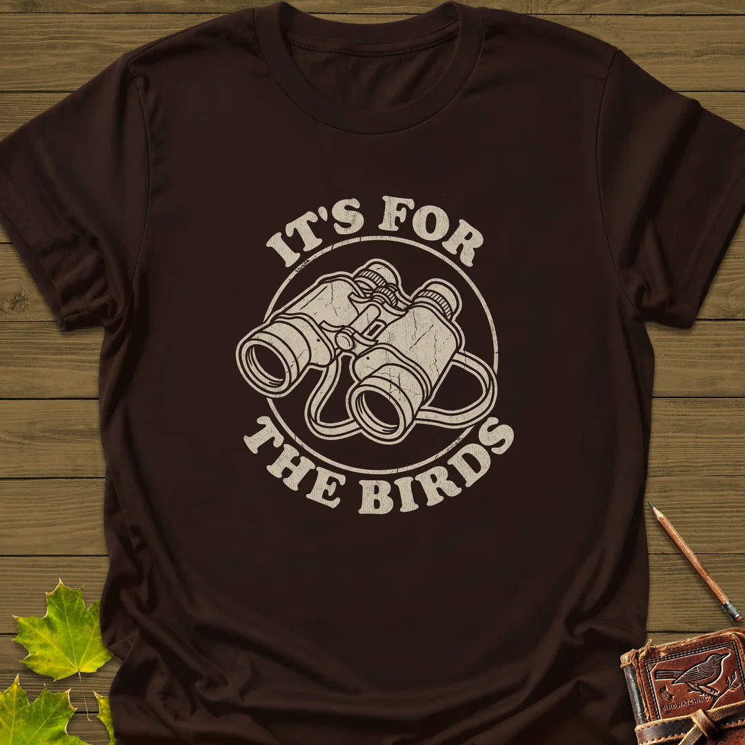 For The Birds T-Shirt in Dark Chocolate