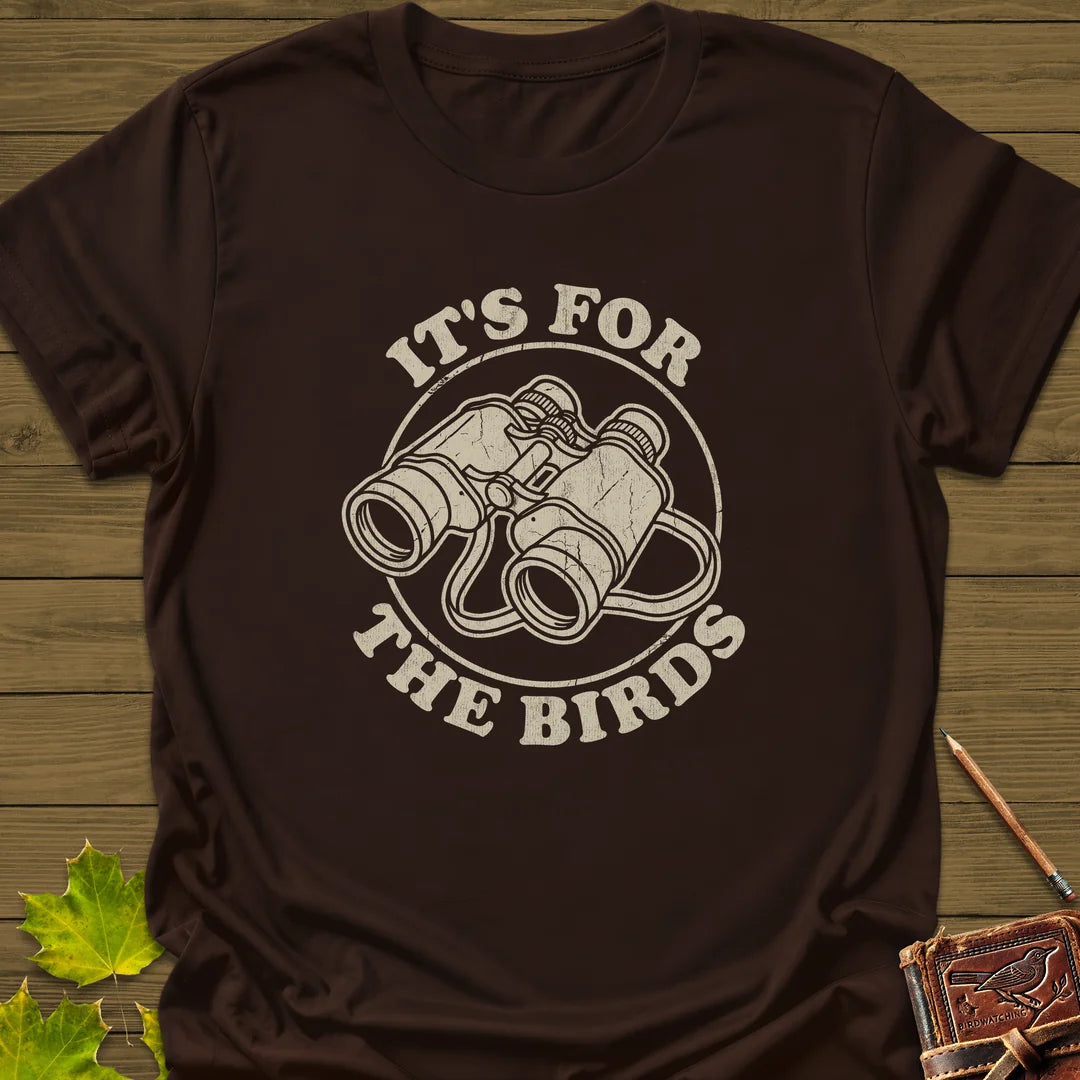 For The Birds T-Shirt in Dark Chocolate