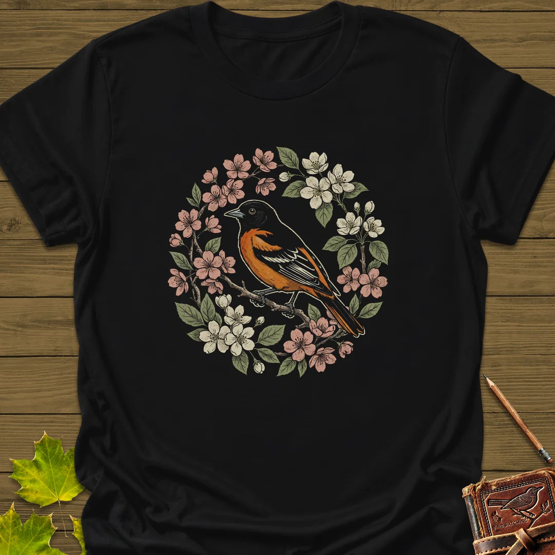 Baltimore Bloom T-Shirt in Black