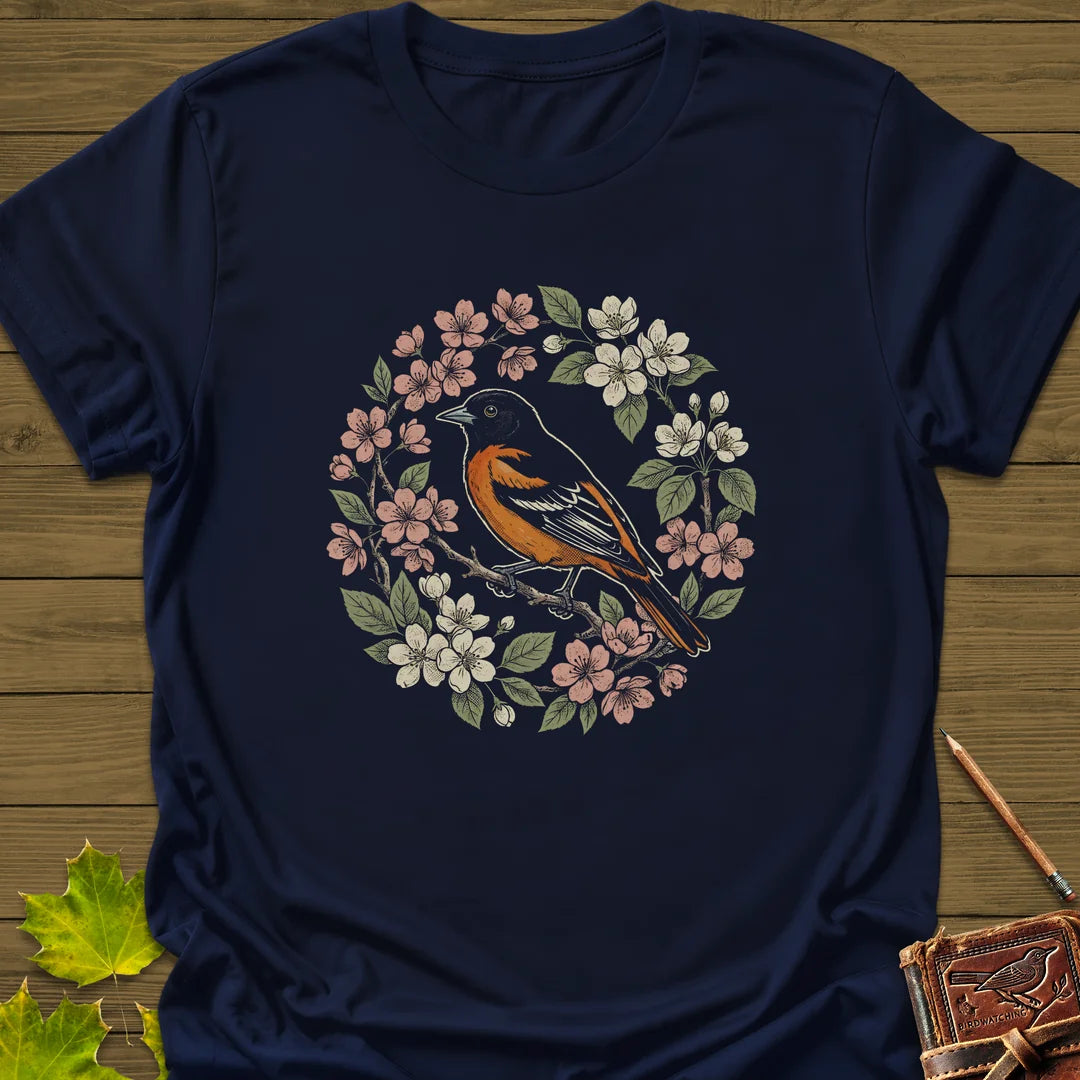 Baltimore Bloom T-Shirt in Navy