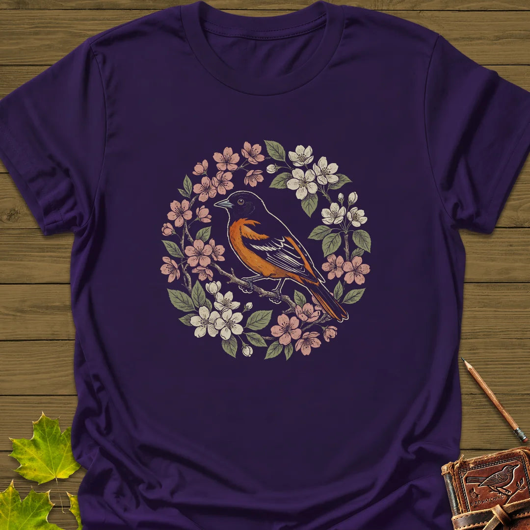 Baltimore Bloom T-Shirt in Purple