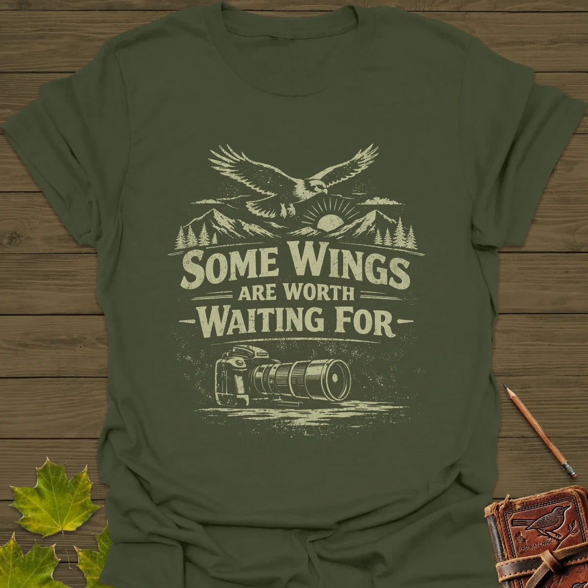 Some Wings T-Shirt Military Green