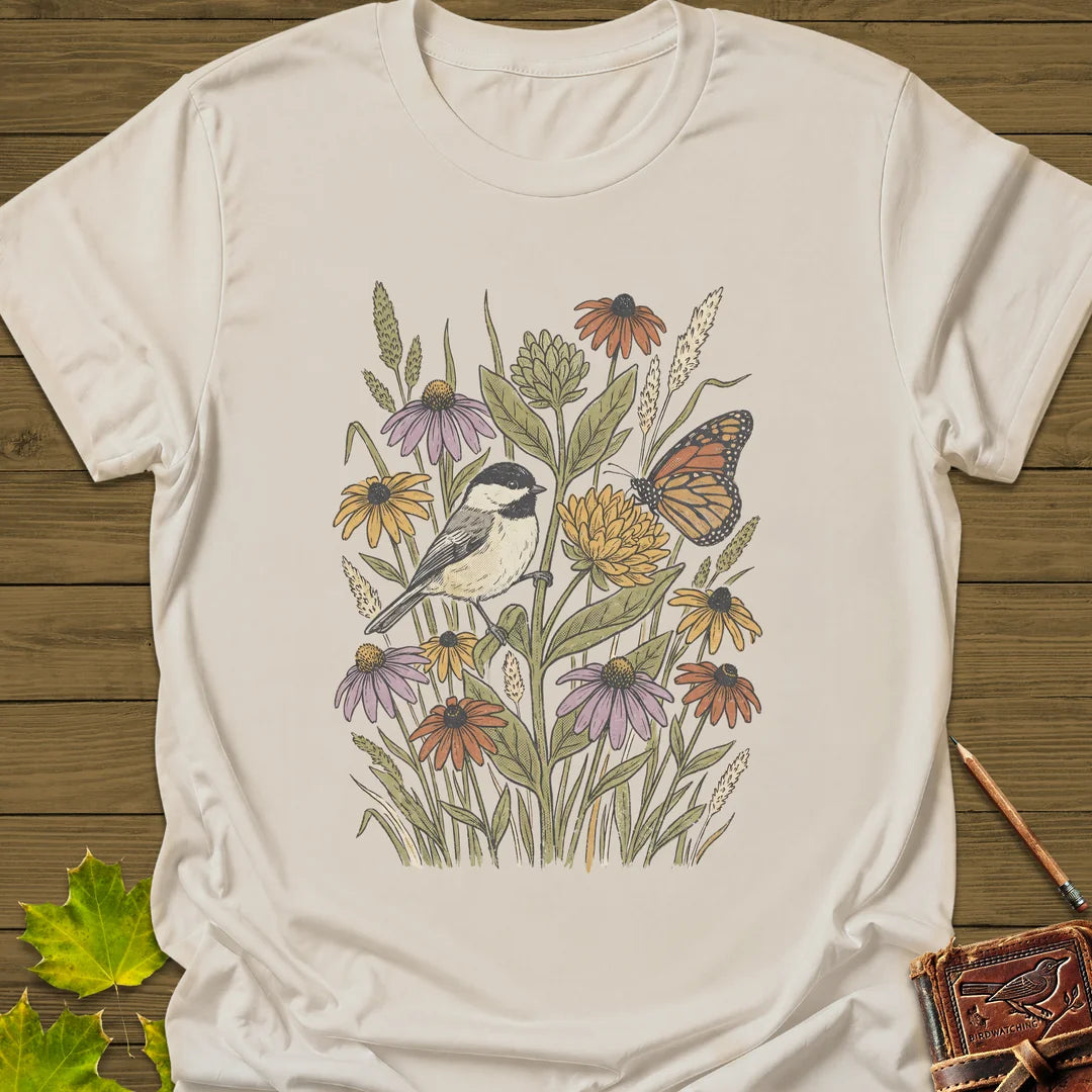 Meadow Chickadee T-Shirt in Natural