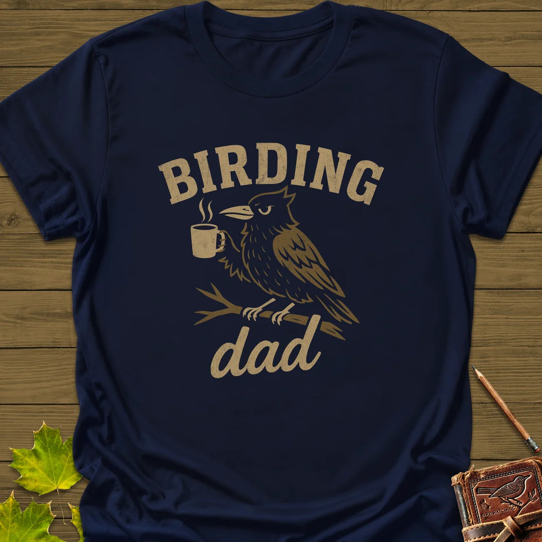 Birding Dad T-Shirt in Navy