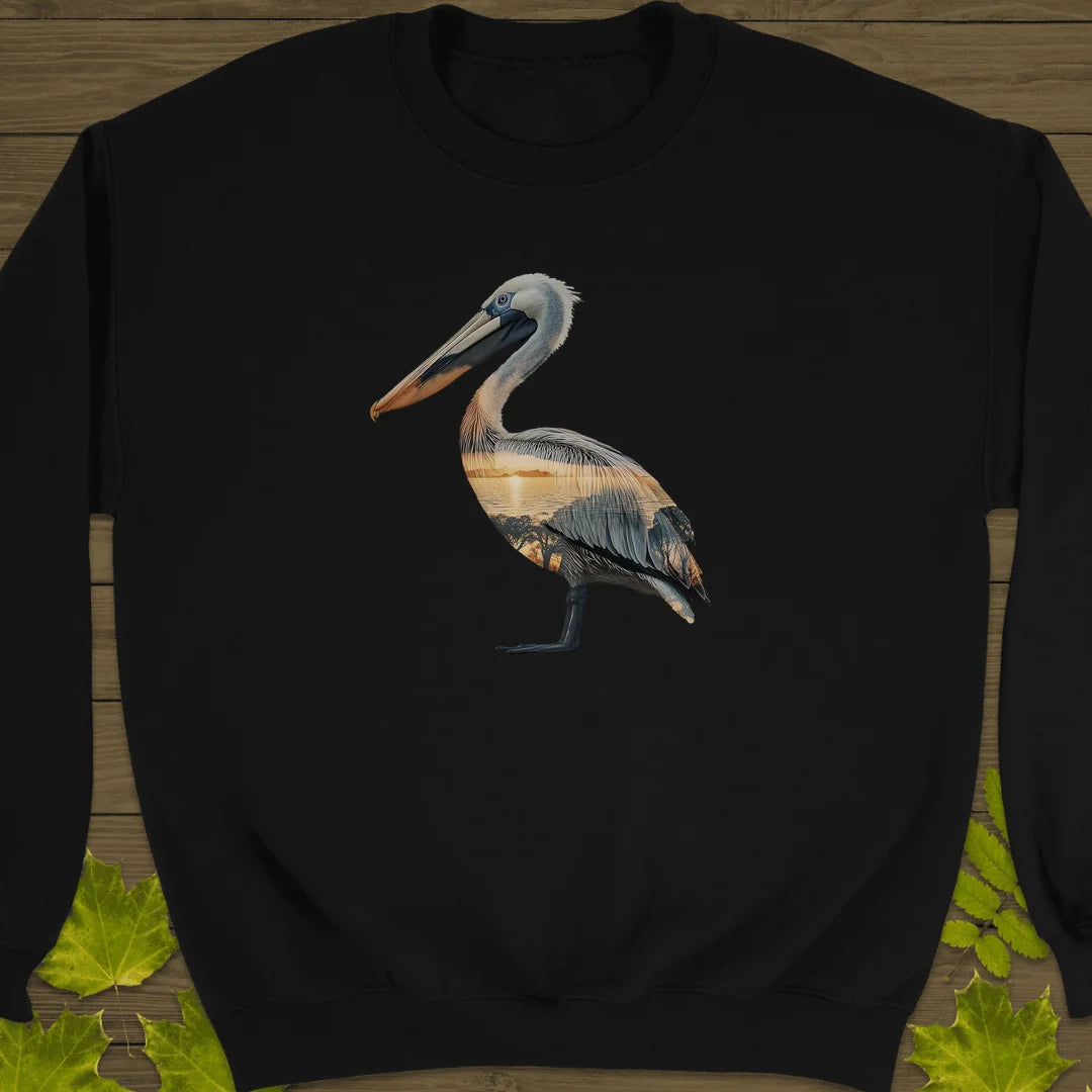 Pelican Sunset Sweatshirt in Black