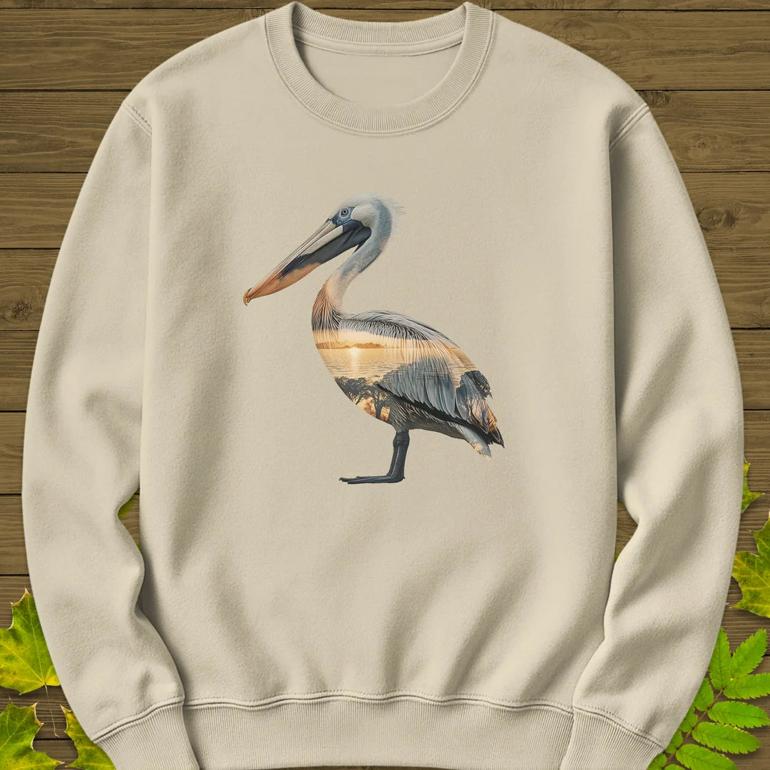 Pelican Sunset Sweatshirt in Sand