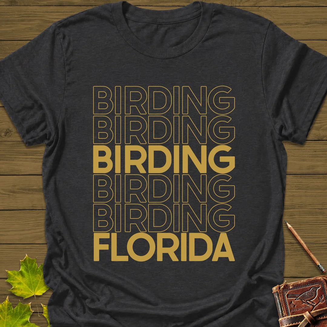 Birding Florida T-Shirt in Dark Heather