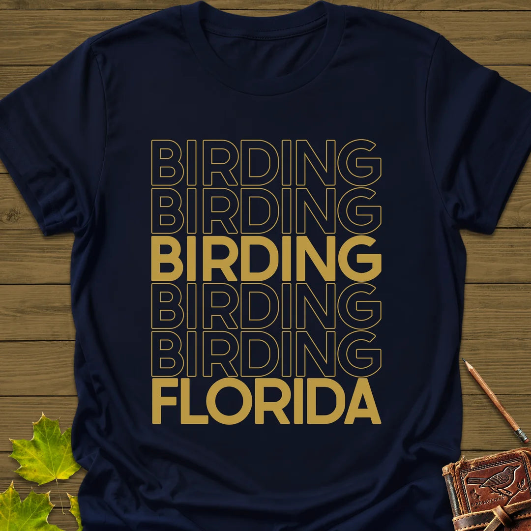 Birding Florida T-Shirt in Navy