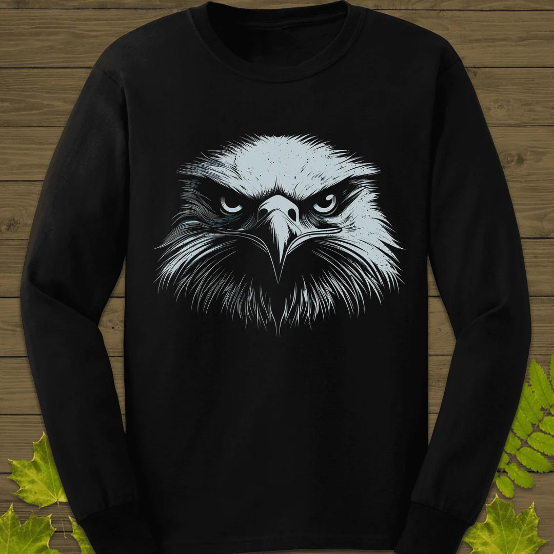 Fierce Focus Eagle Long Sleeve in Black