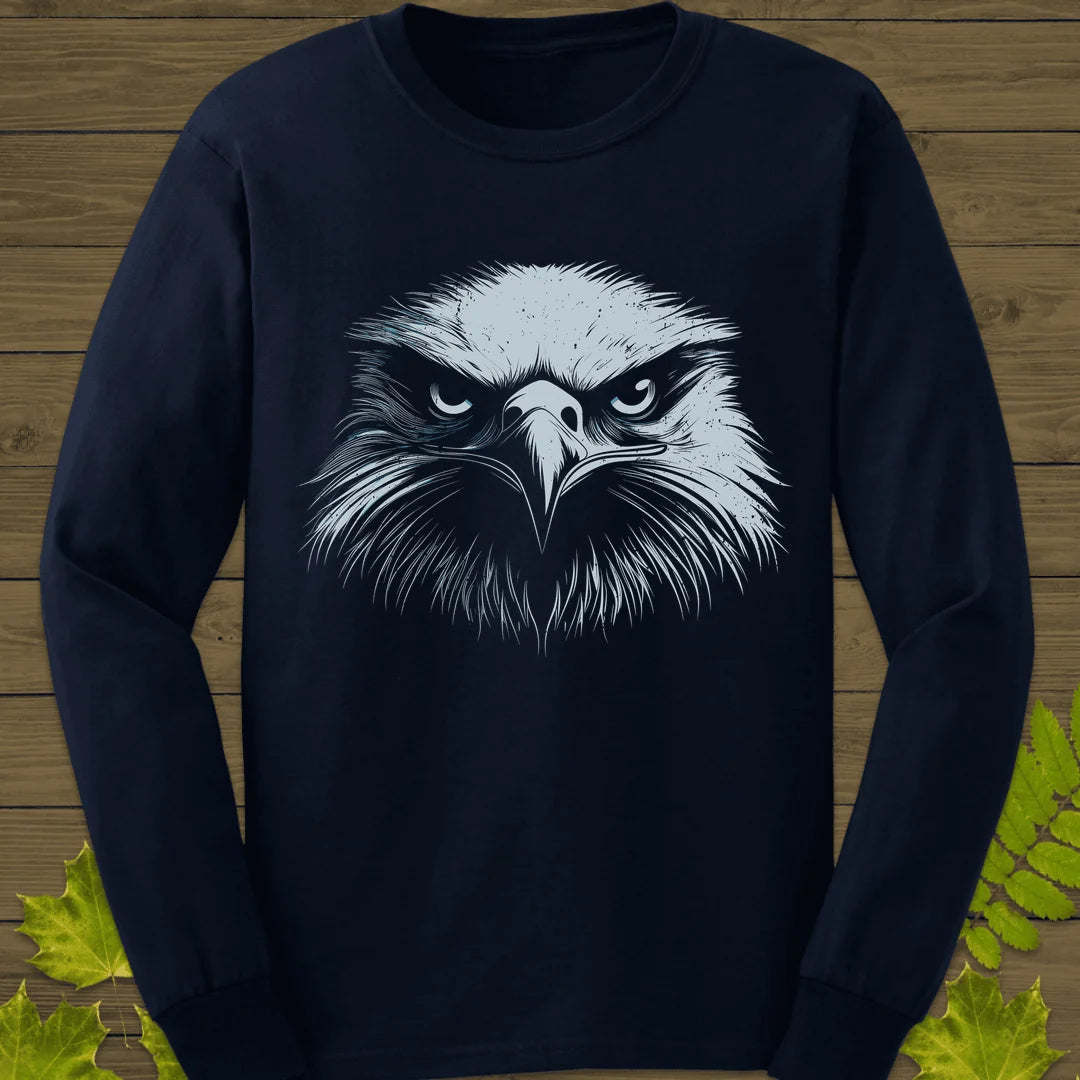 Fierce Focus Eagle Long Sleeve in Navy