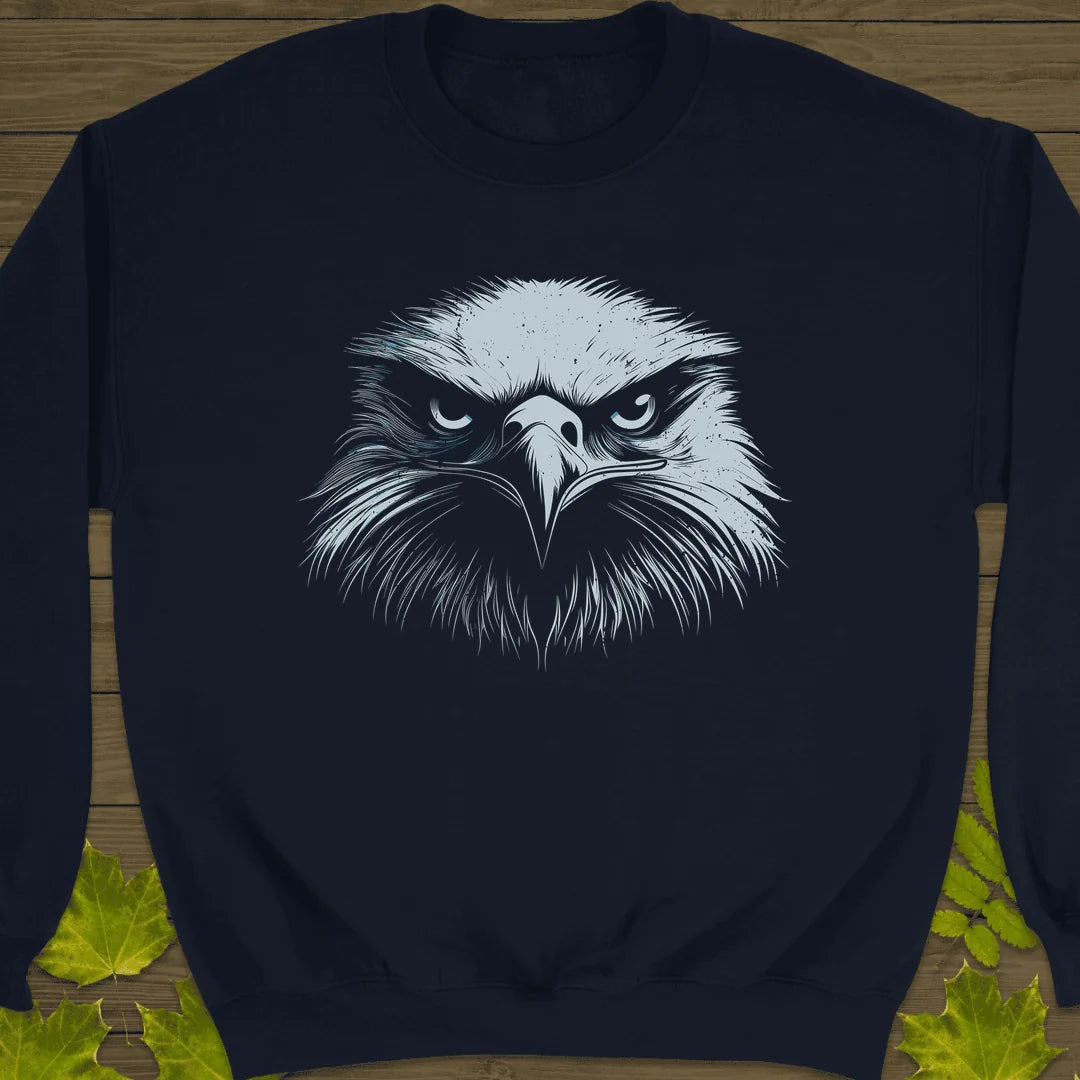Fierce Focus Eagle Sweatshirt in Navy