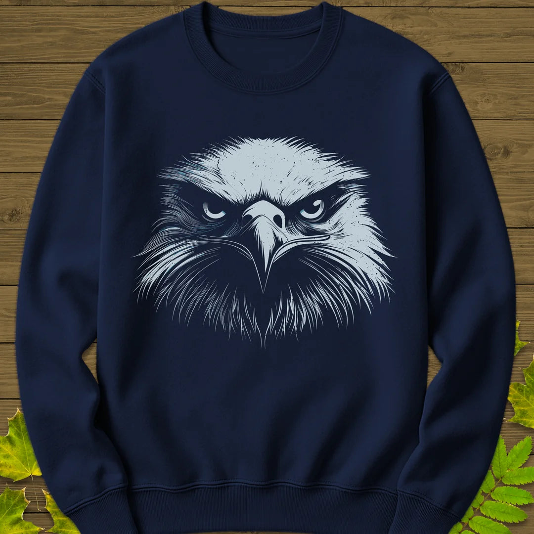Fierce Focus Eagle Sweatshirt in Navy
