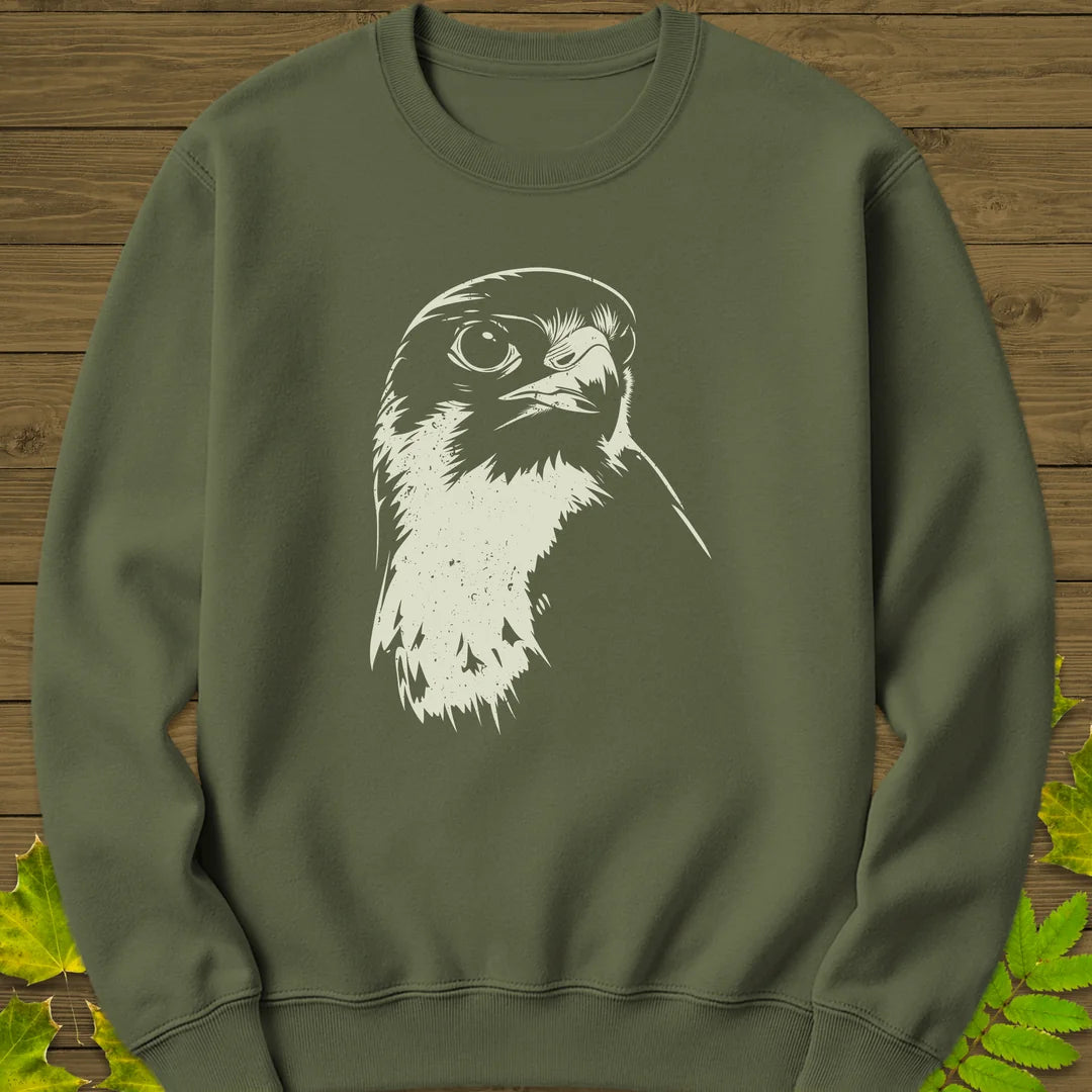 Falcon's Gaze Sweatshirt in Military Green