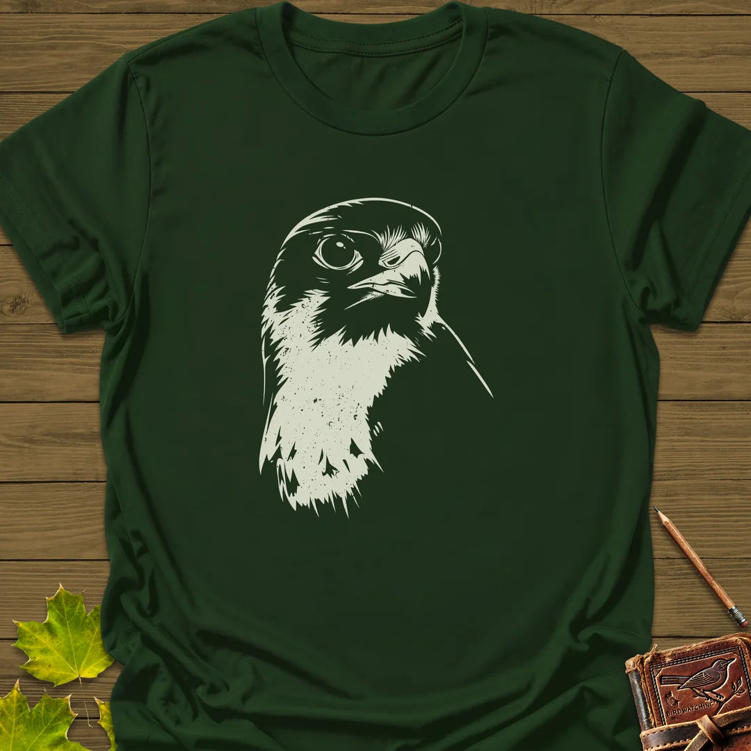 Falcon's Gaze T-Shirt in Forest Green