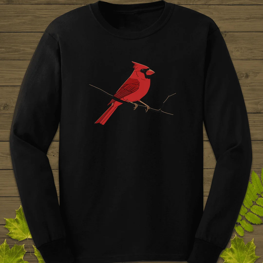 Crimson Perch Long Sleeve in Black