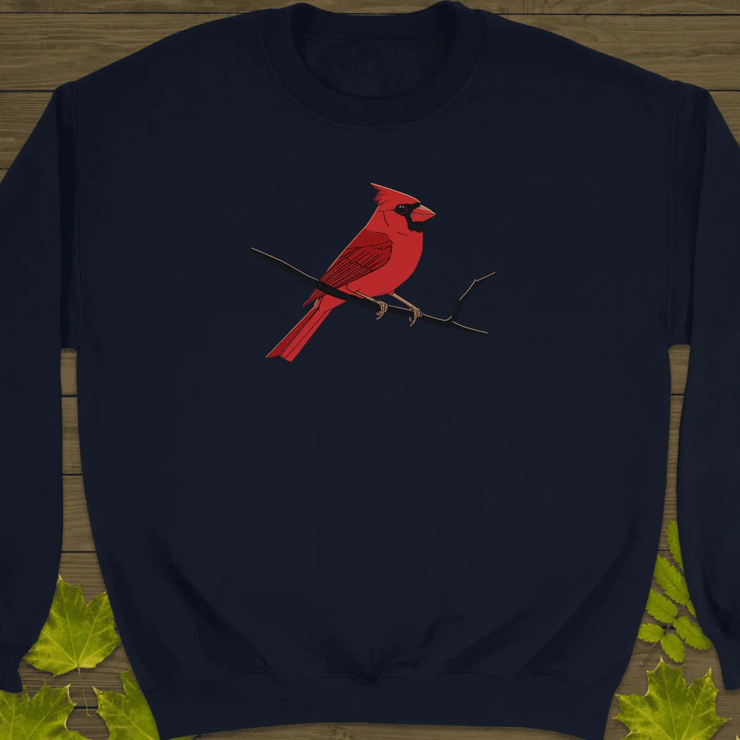 Crimson Perch Sweatshirt in Navy