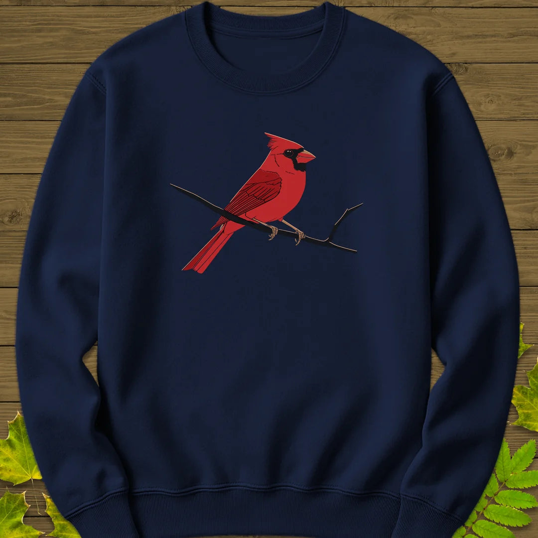 Crimson Perch Sweatshirt in Navy