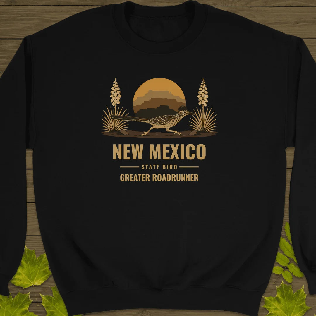New Mexico State Bird Sweatshirt in Black