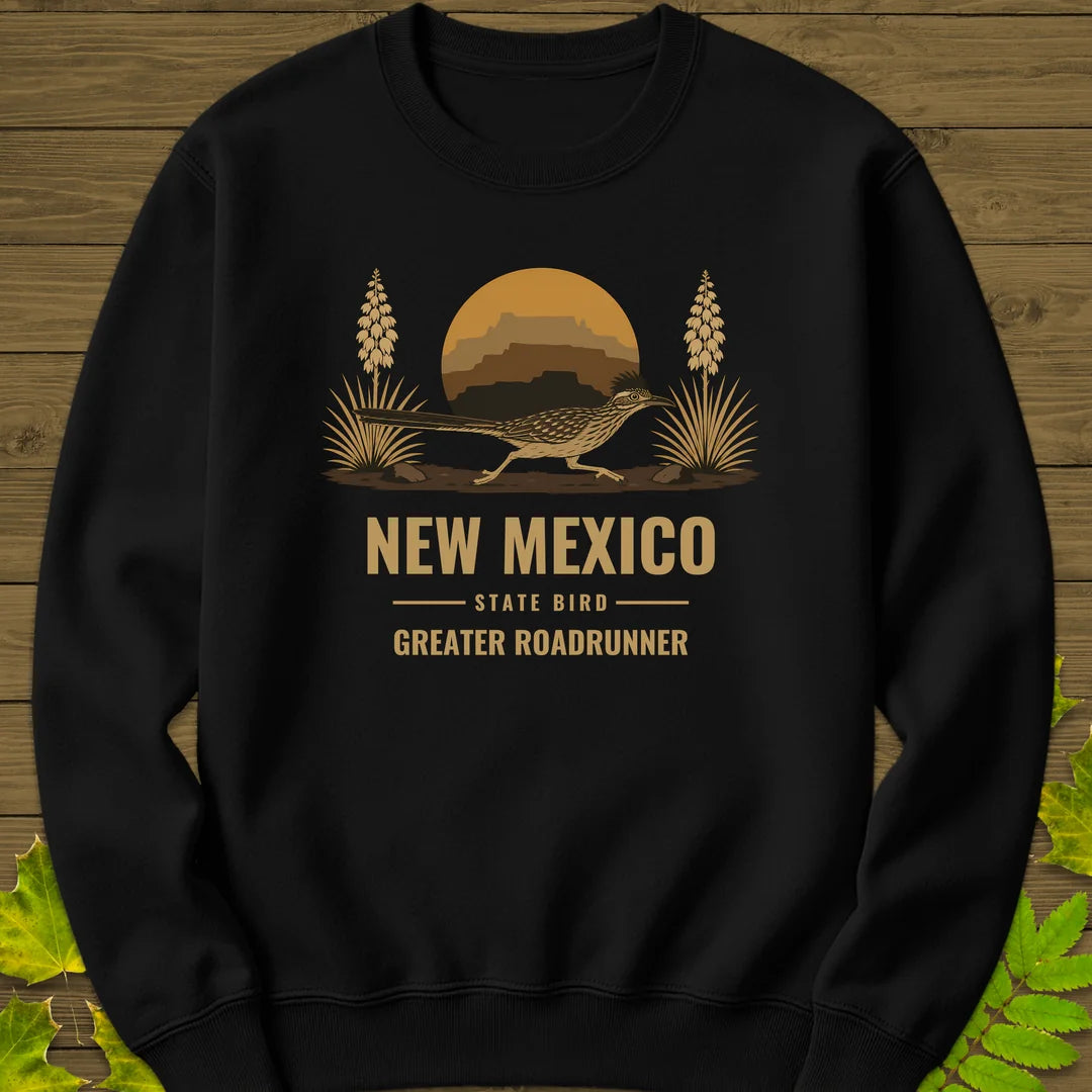New Mexico State Bird Sweatshirt in Black