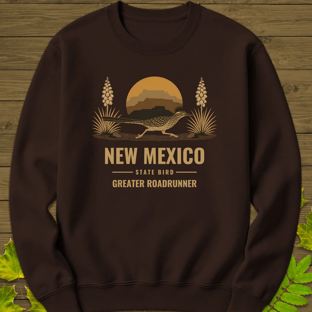 New Mexico State Bird Sweatshirt in Dark Chocolate