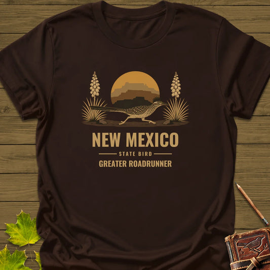 New Mexico State Bird T-Shirt in Dark Chocolate