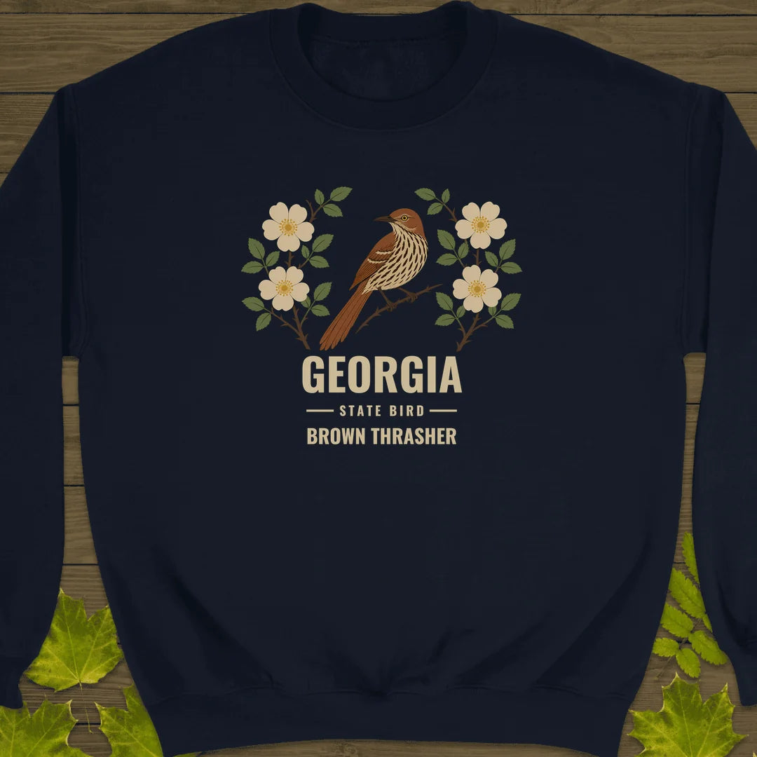 Georgia State Bird Sweatshirt in Navy