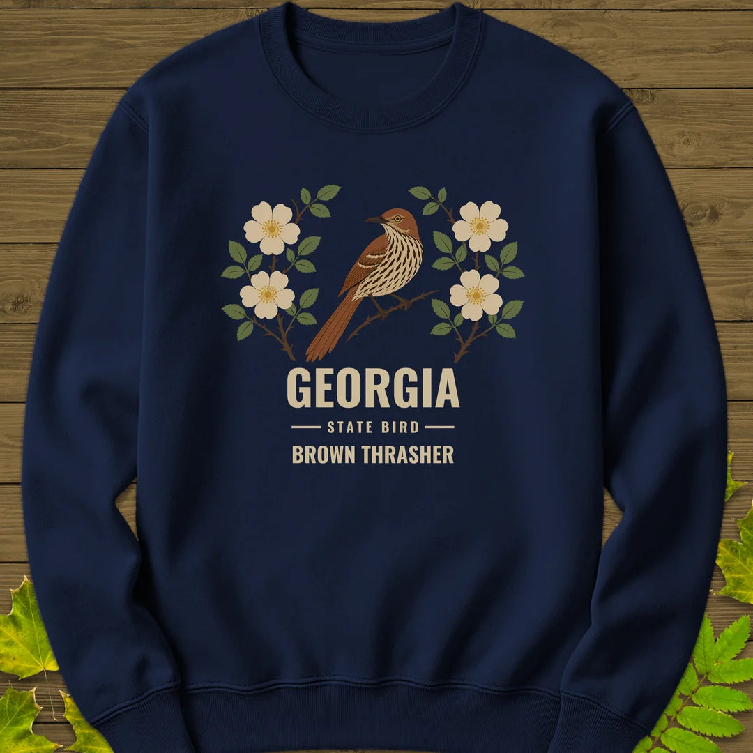 Georgia State Bird Sweatshirt in Navy
