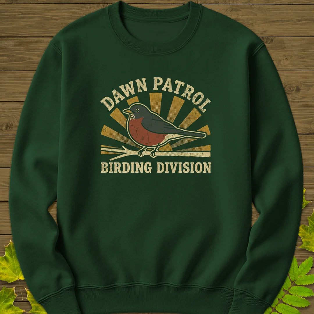 Dawn Patrol Sweatshirt in Forest Green